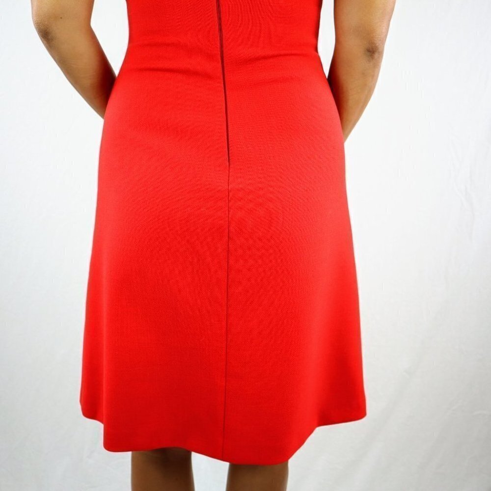 Versus by Versace Red Sheath Vintage Dress $1995 - Picture 8 of 10